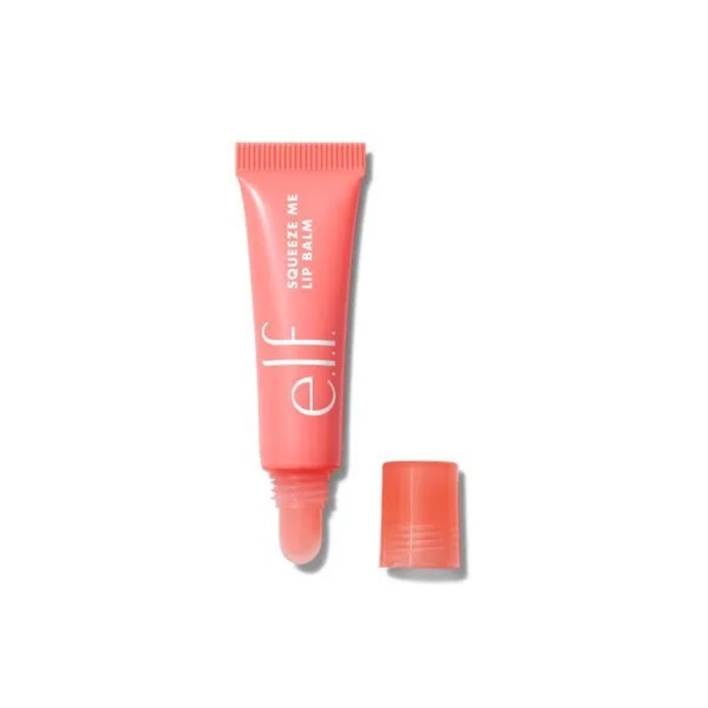e.l.f. Squeeze Me Lip Balm, Moisturizing Lip Balm Sheer Tint Color Strawberry - Picture 2 of 5